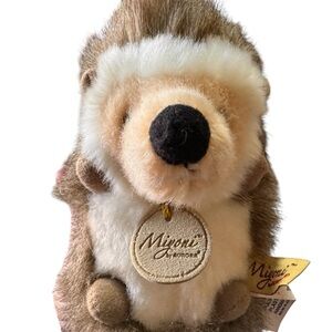 Miyoni‎ Hedgehog by Aurora Plush Toy EUC like new!